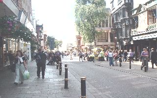 The Main Shopping Street of Exeter
